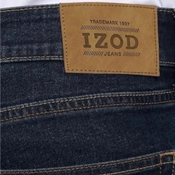 Izod Men's Dark Blue  Straight Fit Jeans. NWT. / Sz/ 32X30 - Picture 4 of 6